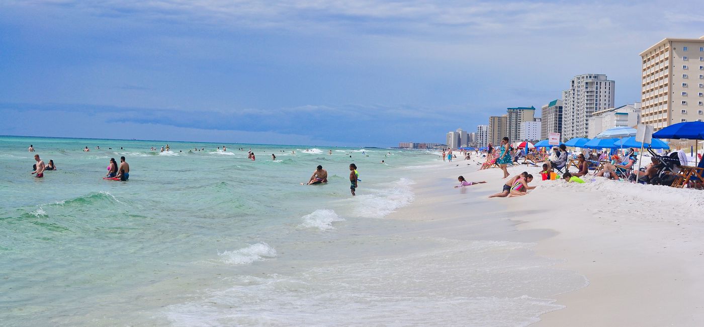 Image: At the Beach in Destin. (photo by Emily Krause)