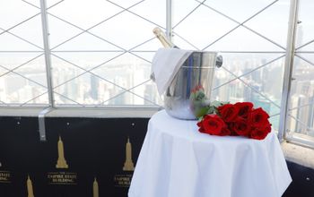 The Empire State Building's "Happily Ever After" proposal package.