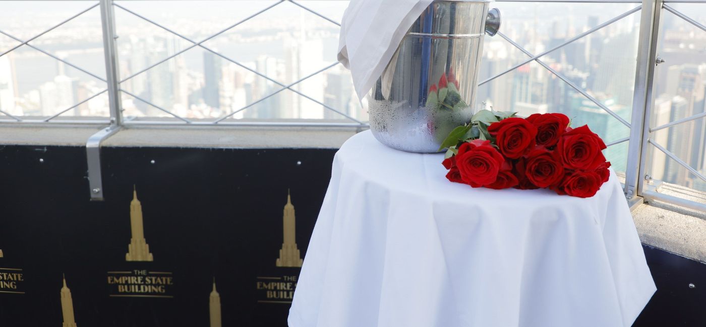 Image: The Empire State Building's "Happily Ever After" proposal package. (photo via Empire State Building) ((photo via Empire State Building))
