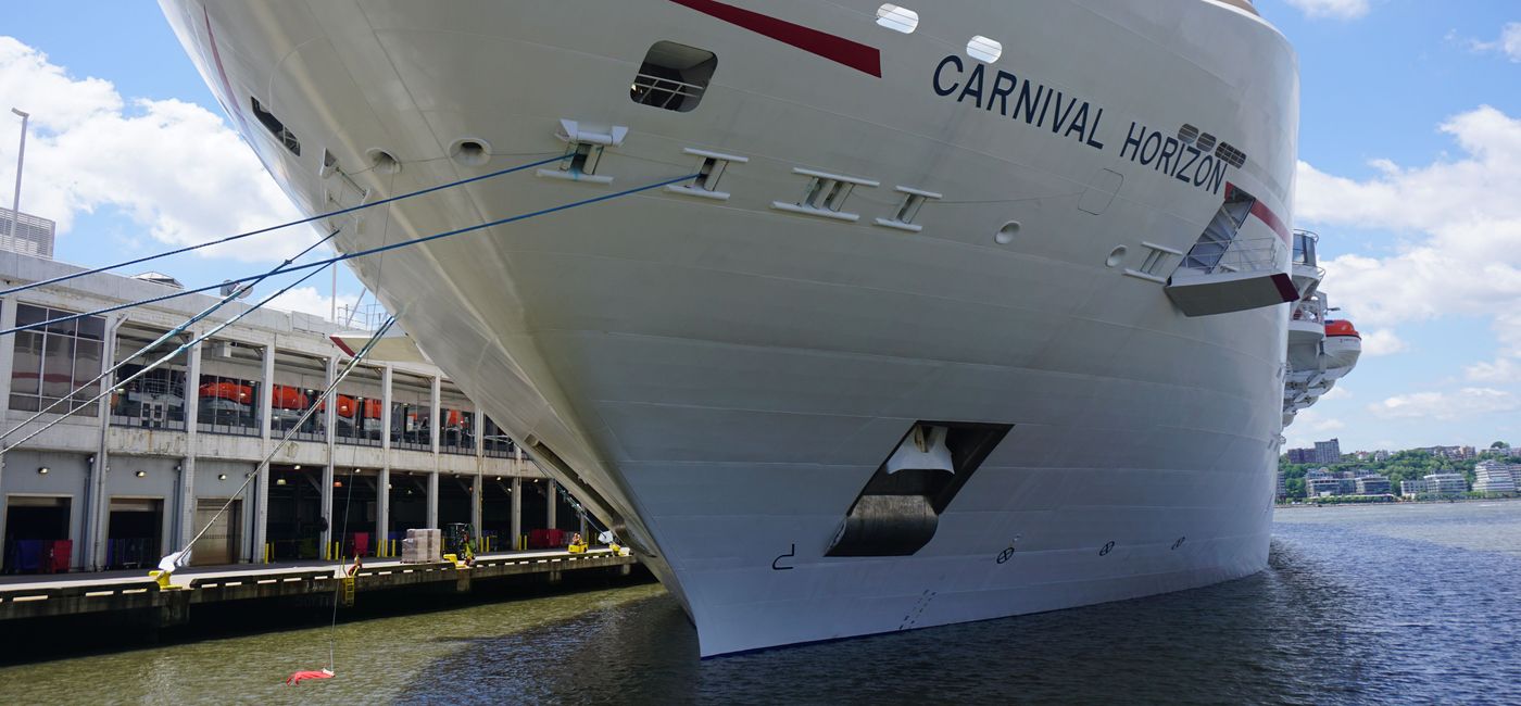 Image: Most cruise ships remain stuck in port more than one year into the COVID-19 pandemic. (photo by Brian Major)
