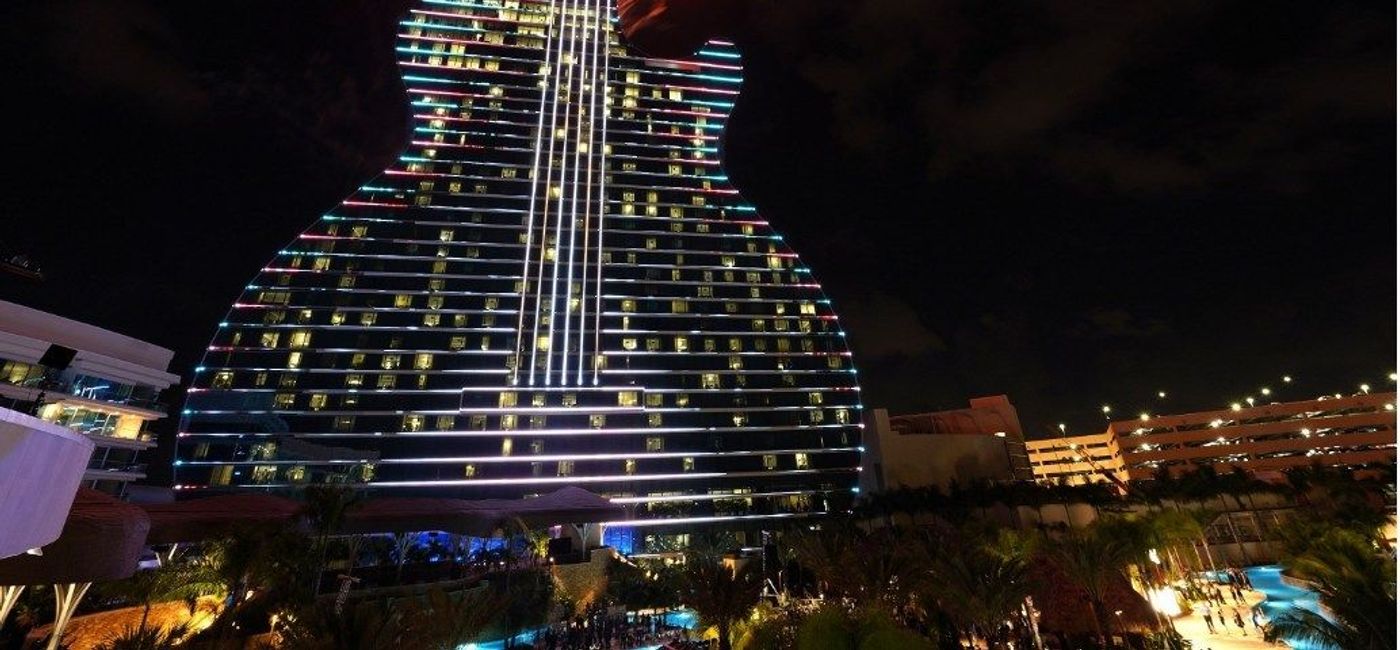 Image: PHOTO: Guitar Hotel at Seminole Hard Rock Hotel & Casino in Hollywood, Florida. (photo via Hard Rock Hotel & Casino)