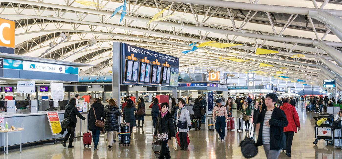 Image: PHOTO: Kansai International Airport in Osaka, Japan. (photo via Ghettog76/iStock Editorial/Getty Images Plus)