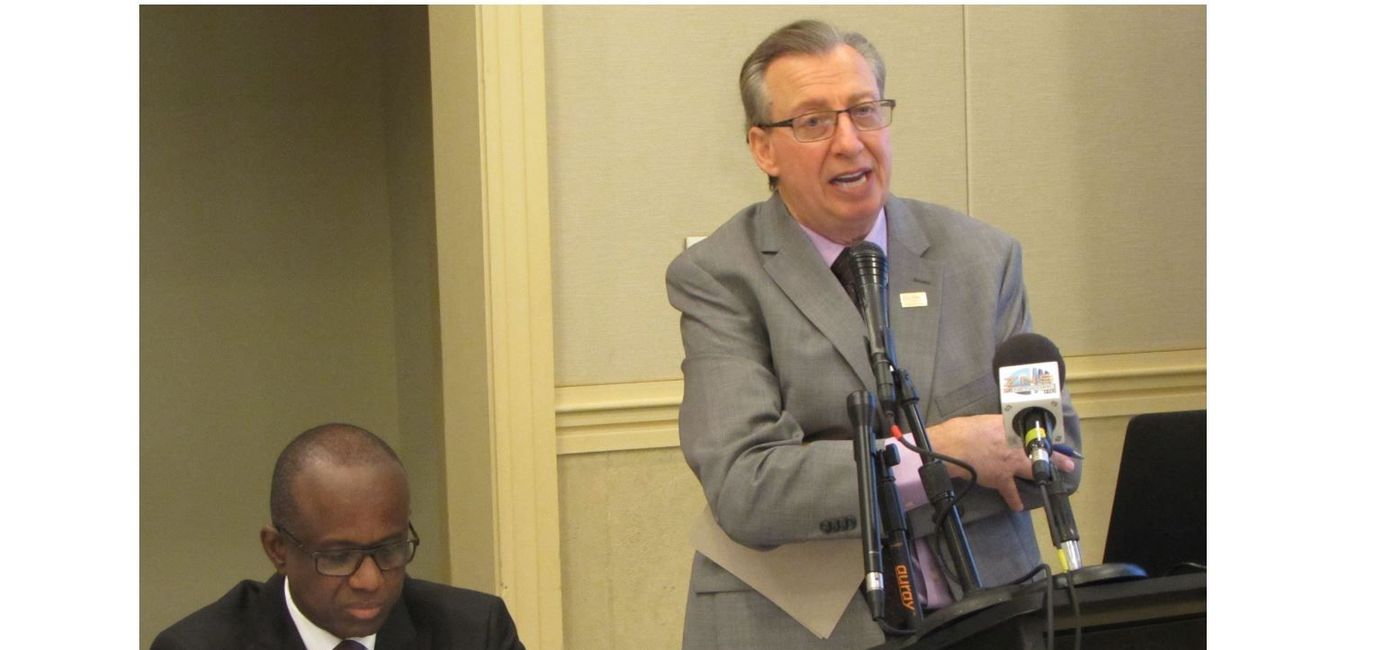 Image: PHOTO: “People planning travel during these unprecedented times are concerned about the unpredictable.” – Frank Comito (right) CEO, Caribbean Hotel and Tourism Association. (photo by Brian Major)