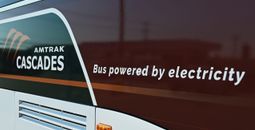 Amtrak, buses, EV, electric vehicles, trains, rail, operators, Cascades