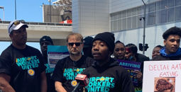 Workers Hold Rally at ATL Airport 