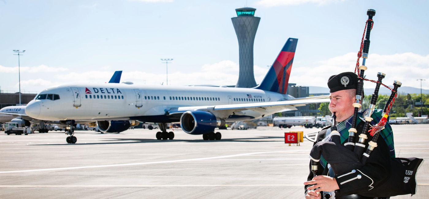 Image: PHOTO: Delta Air Lines at Edinburgh Airport. (photo courtesy of Delta Air Lines)