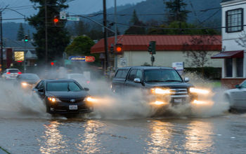 Flooding in the streets of California