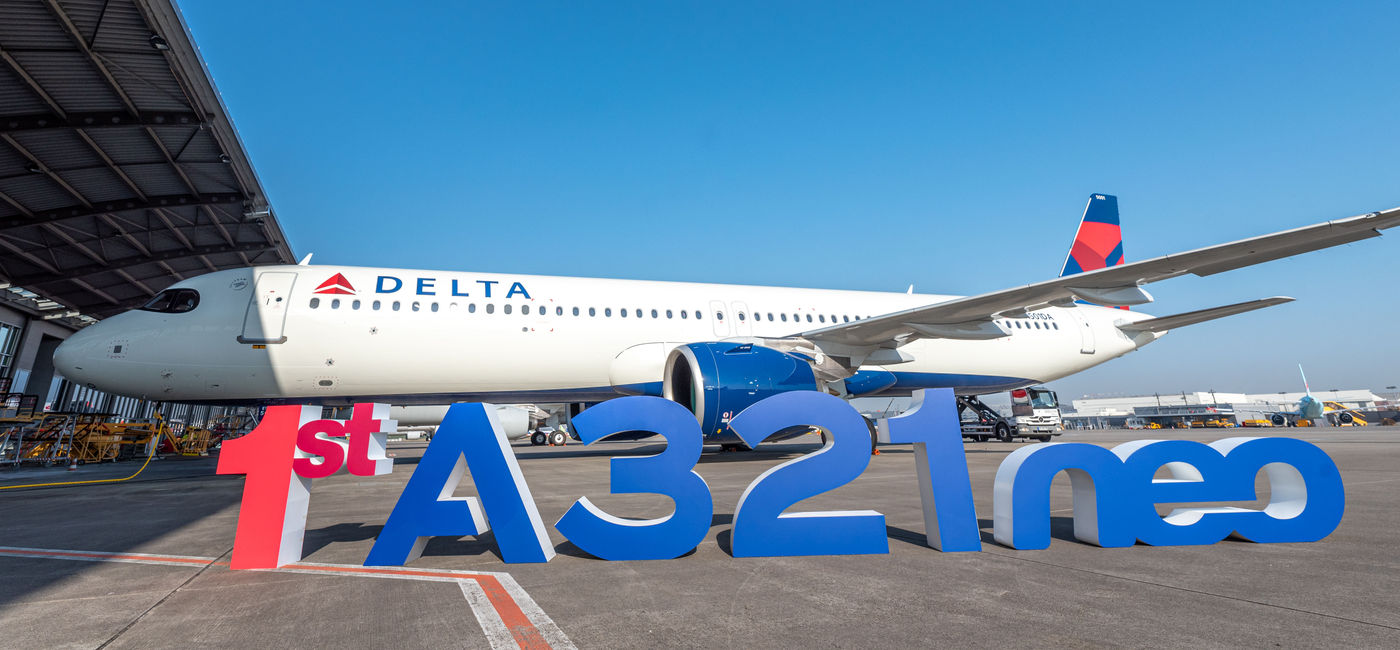 Image: Delta takes delivery of first A321neo in Hamburg, Germany. (photo via Delta Air Lines Media)