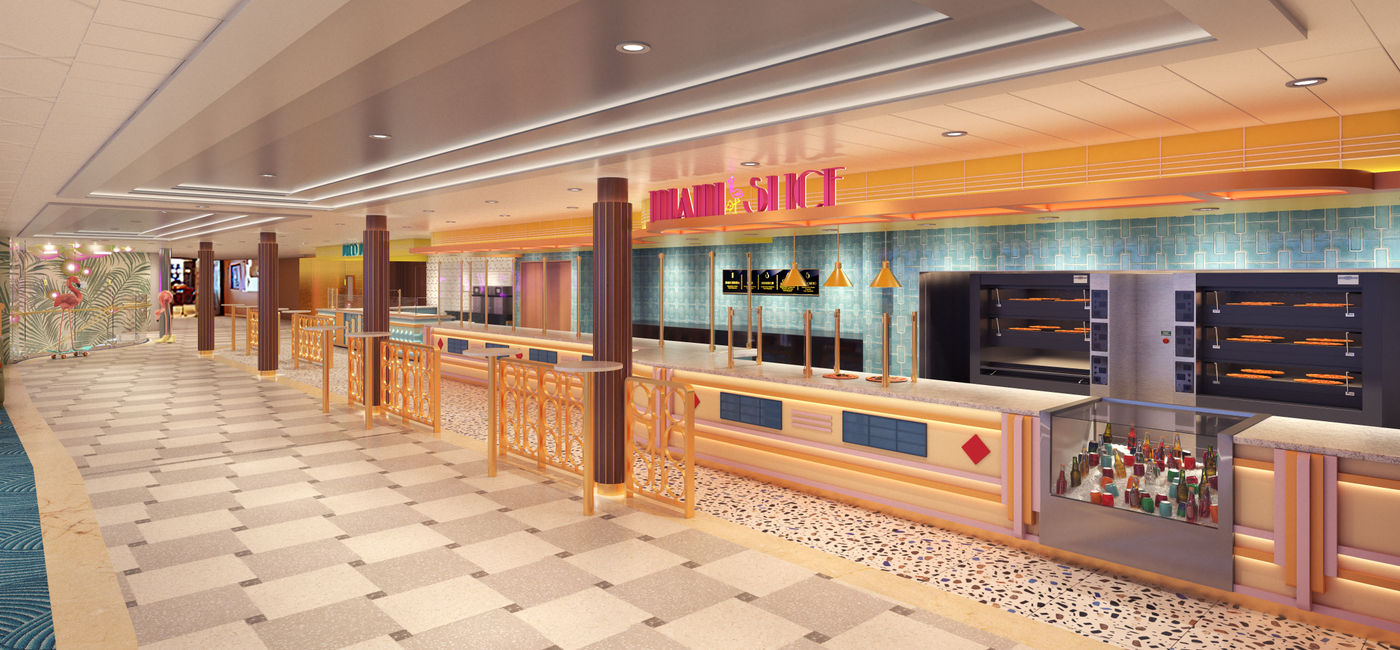 Image: Miami Slice aboard Carnival Celebration. (photo via Carnival Cruise Line Media)