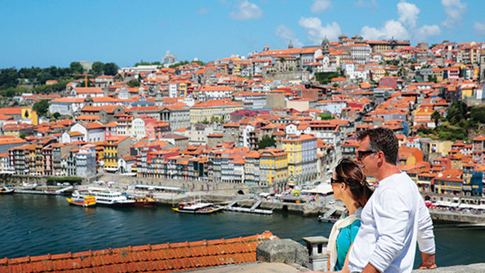 Um casal no Porto, Portugal