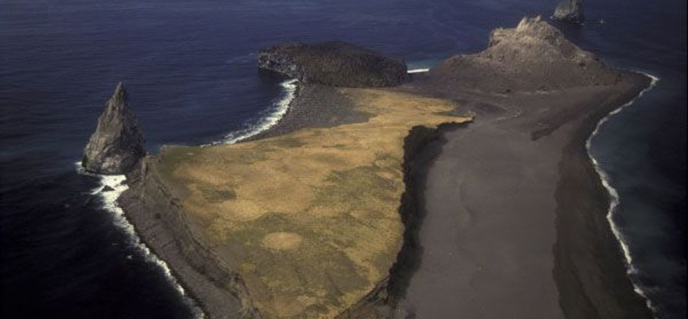 Image: The Bogoslof volcano in the Aleutian Islands.  (Photo via @KTVA)