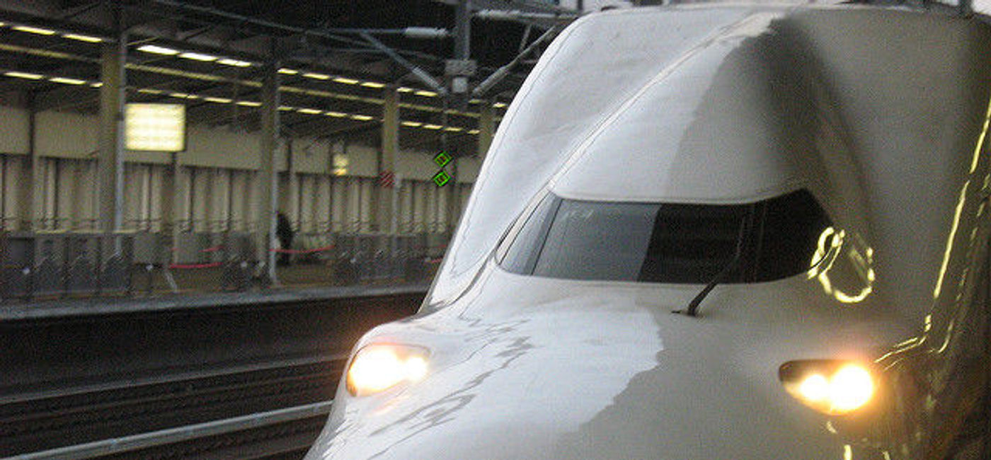 Image: PHOTO: A bullet train in Japan. (Courtesy Flickr/Gavin Anderson) 