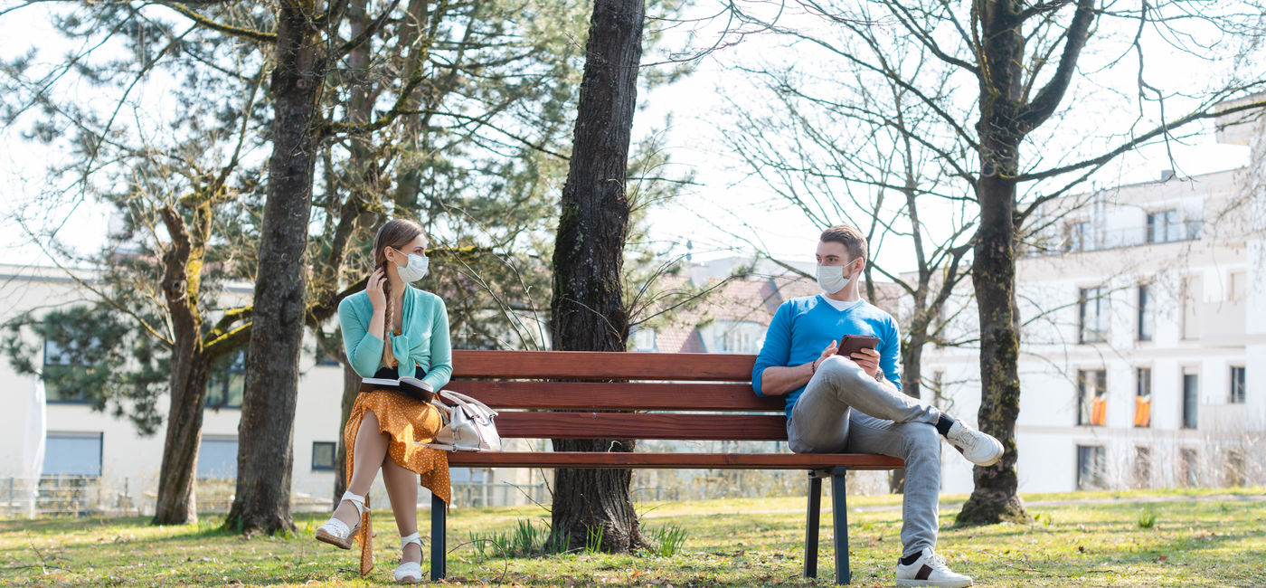 Image: PHOTO: Social distancing is a part of the new normal. (photo via kzenon / iStock / Getty Images Plus)