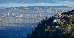 Aerial view of Bogota, Colombia