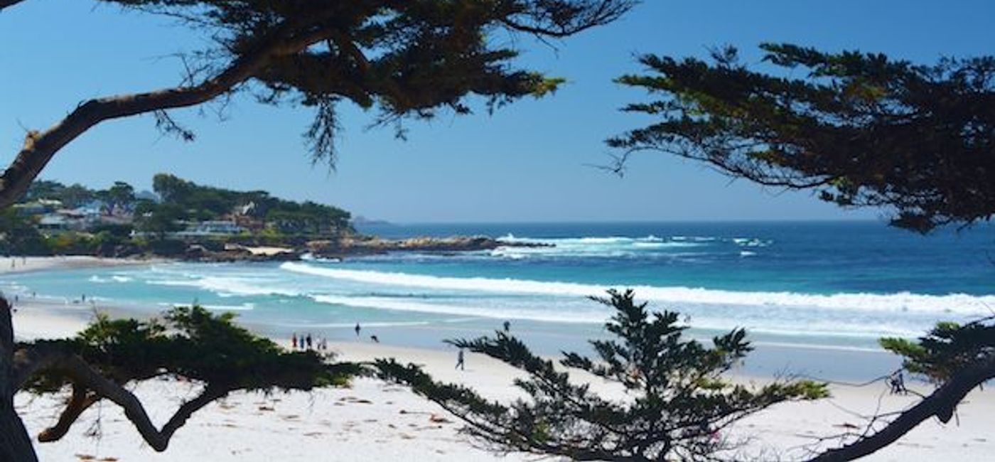 Image: PHOTO: A Carmel-by-the-Sea beach scene. (photo by Noreen Kompanik)