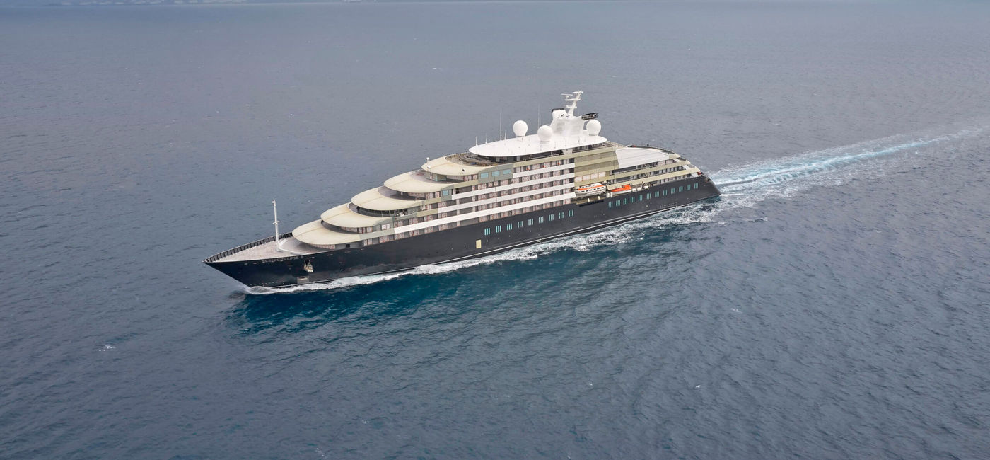 Image: Scenic Eclipse II during sea trials. (Photo courtesy of Scenic Luxury Cruises & Tours)