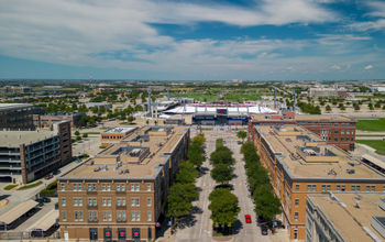 Aerial shot of Frisco, Texas, Frisco, Texas