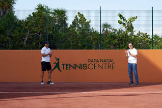 Rafa Nadal visits the Rafa Nadal Tennis Centre in Costa Mujeres, Mexico