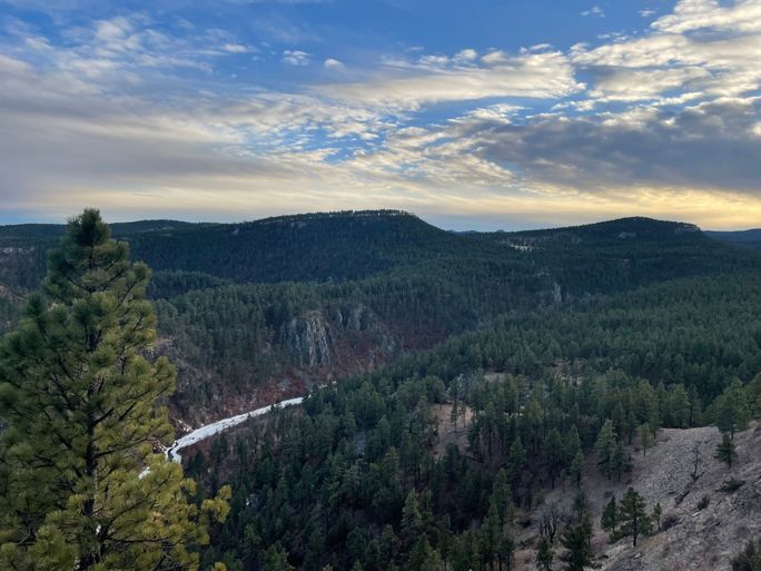Falling Rock outside of Rapid City, South Dakota