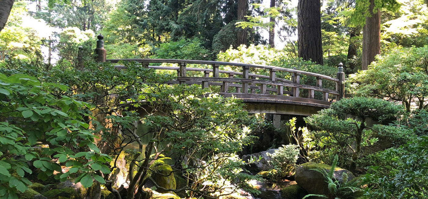 Image: The Portland Japanese Garden, just west of downtown, is a reflective spot of tranquility in the bustling city. (Photo by Paul Heney) (Photo by Paul Heney.)