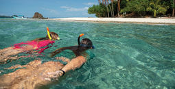 Avanti's private snorkeling expedition in Panama. 