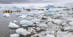 Kayaking at Prospect Point, Antarctica
