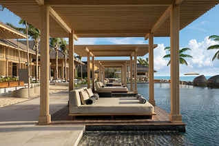 The pool at the Sands  Beach Club
