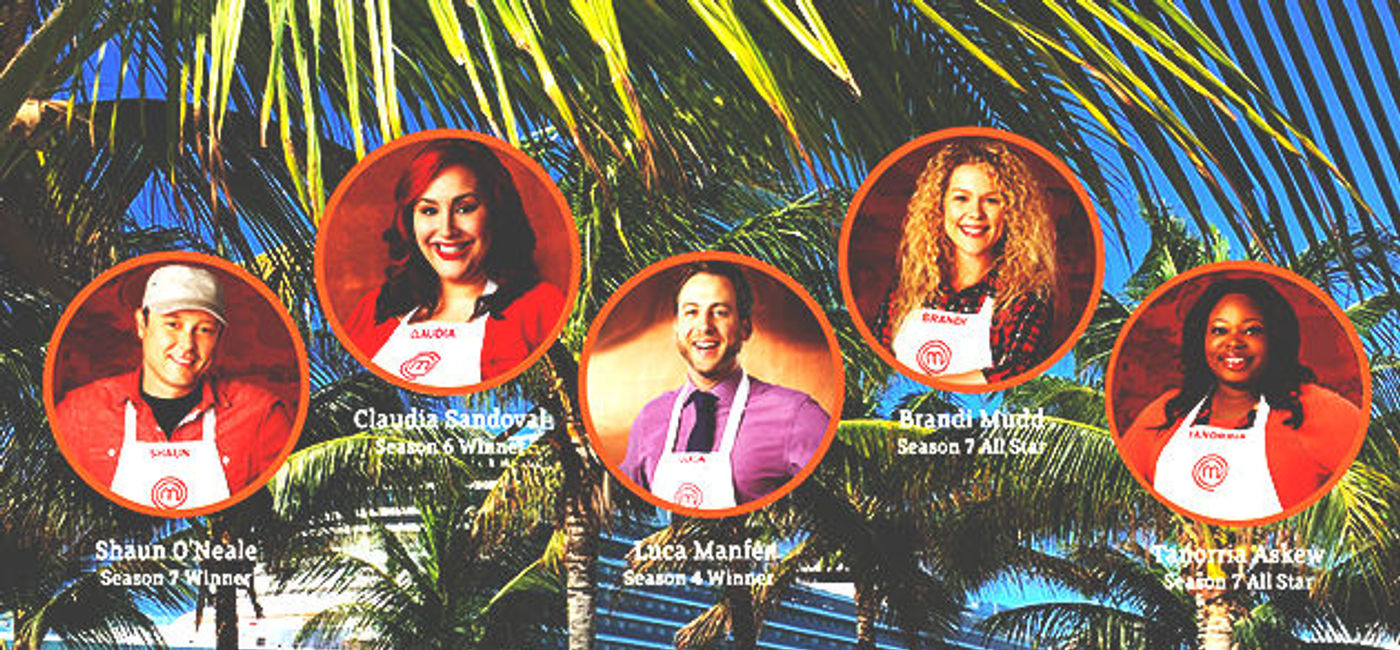 Image: PHOTO: Participants onboard Holland America's MasterChef Cruise. (photo courtesy of Endemol Shine North America)