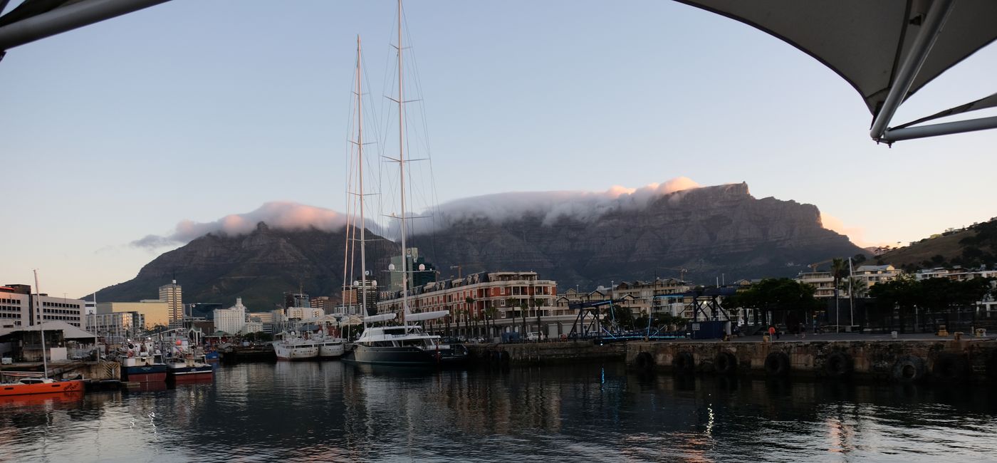 Image: A view of Cape Town Harbor and Table Mountain from the Victoria and Alfred Hotel. (Jim Byers/TravelPulse Canada)