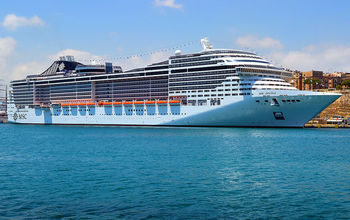 MSC Divina in Grand Harbour, Malta