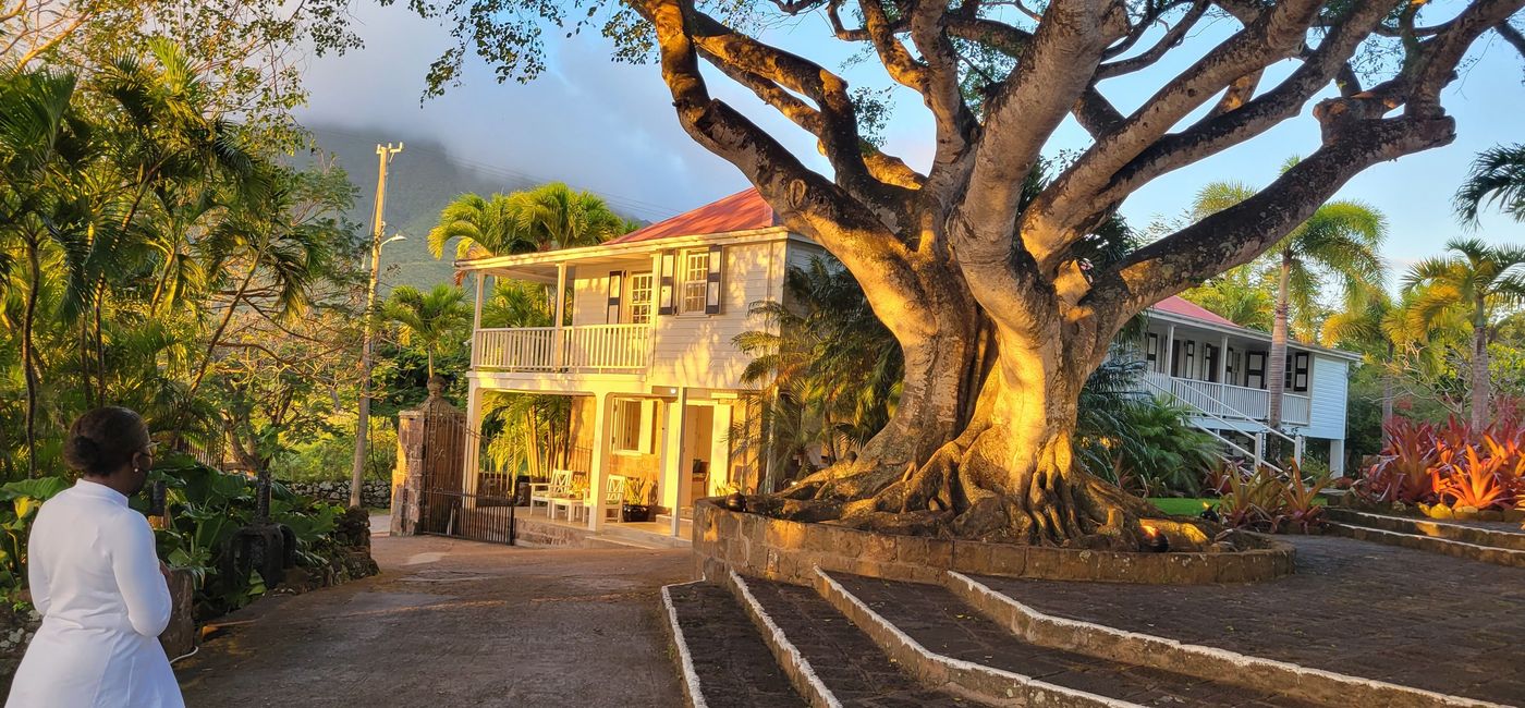 Image: Boutique resort Montpelier Plantation and Beach is located in the shadow of Nevis Peak. (Photo by Brian Major)