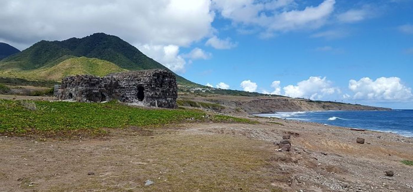 Image: PHOTO: A Nevis shoreline, St. Kitts & Nevis. (photo by Brian Major)