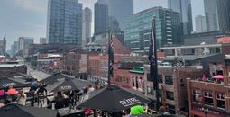 View of Broadway in Downtown Nashville