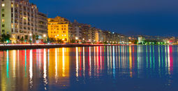 Thessaloniki at night