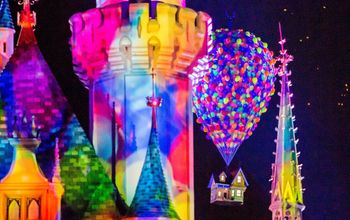 Up, Together Forever, Pixar, Nighttime Spectacular, Pixar Fest, Disneyland Resort, Sleeping Beauty Castle, Anaheim, California, theme parks, special events, celebrations