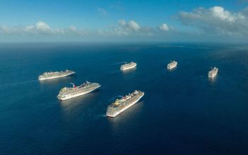 Part of the Carnival Cruise Line fleet