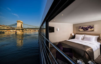 An Open-Air Balcony in a Panorama Suite on the Avalon Envision.