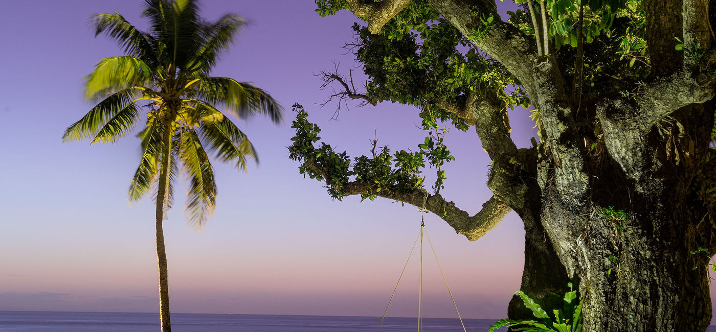 Image: Sunset over Fiji at Wakaya Club & Spa. (photo via Wakaya Club & Spa) (Photo Credit: (photo via Wakaya Club & Spa))