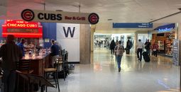 Chicago Cubs Bar & Grill, O'Hare International Airport, Chicago, MLB, baseball, Chicago o'hare
