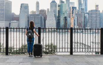 Traveler in New York City