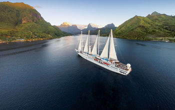 Windstar's Wind Spirit in Tahiti
