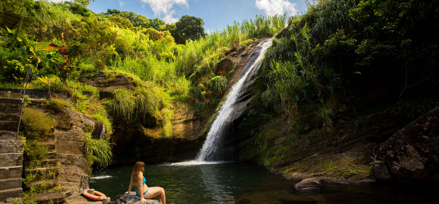 Image: Concord Waterfall in Grenada (Photo via Arthur Daniel / Grenada Tourism Authority)
