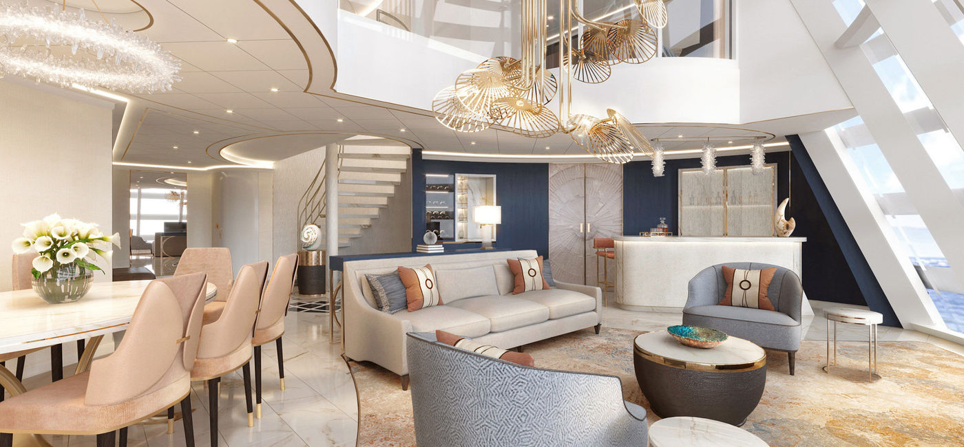 Image: The Wish Tower Suite aboard the Disney Wish (Photo via Disney Cruise Line)