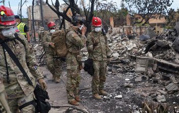 Hawaii, Hawai'i, National Guard, search, rescue, recovery, response, Lahaina, Maui County, wildfires, natural disaster, firemen, firefighters, first responders