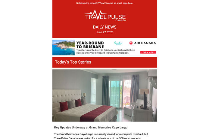 TPC Newsletter Screen Shot