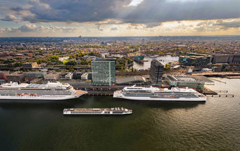 Viking Mani, Viking Mars and Viking Polaris docked in Amsterdam
