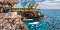 Rocky beach in Negril, Jamaica