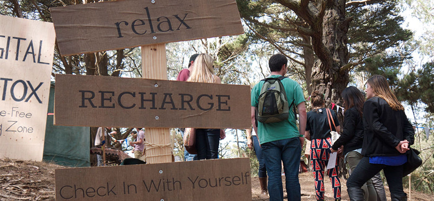 Image: PHOTO: A digital detox at Outside Lands. (Photo via Flickr/David Lytle)