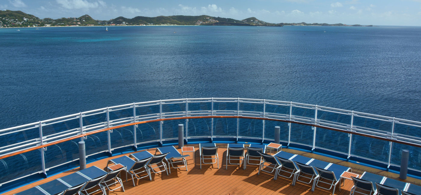 Image: PHOTO: View from a cruise ship. (photo via StudioBarcelona / iStock / Getty Images Plus)