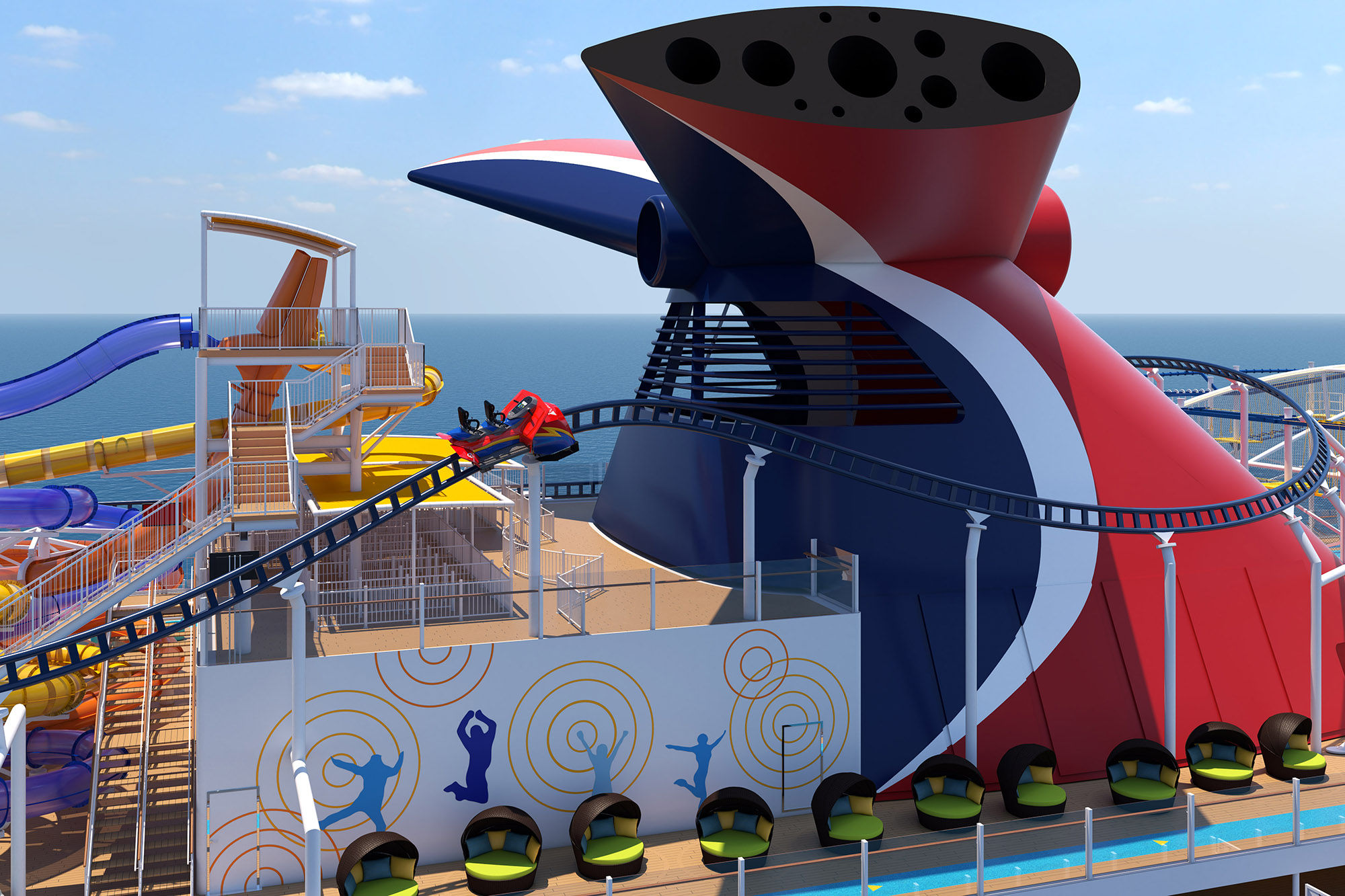 Carnival Cruise Line Announces Details of BOLT Roller Coaster